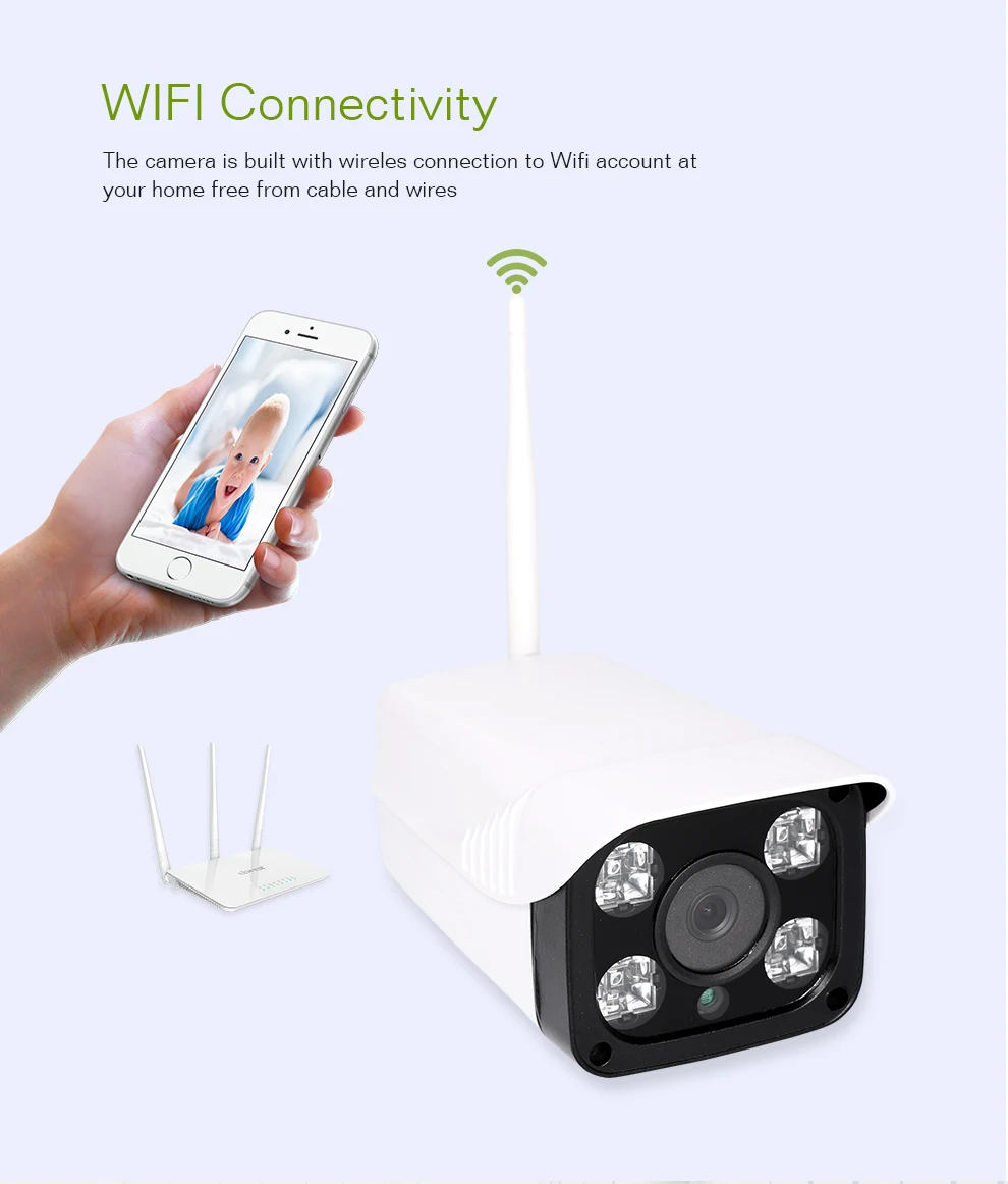 Hot Sale Surveillance Security Cameras With Audio Surveillance Mini Wi