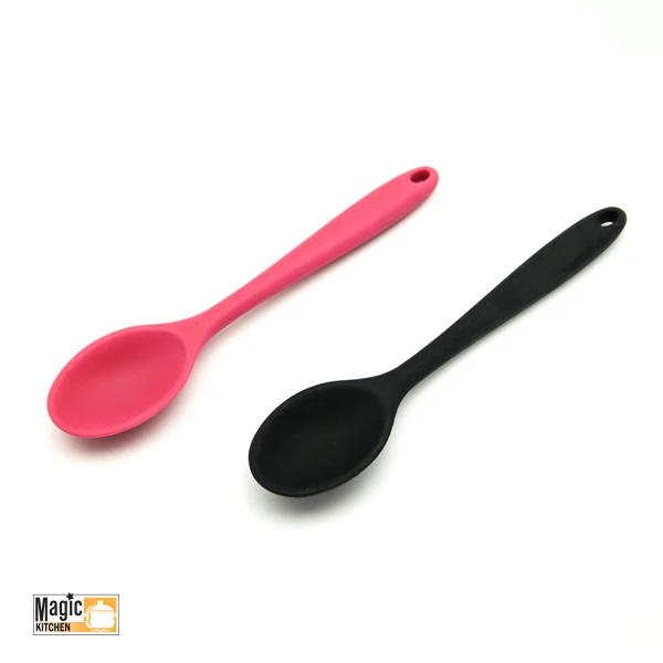 New Design Silicone food grade Kid and Children Baby Spoon