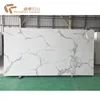 White Marble Look Calacatta Quartz For Kitchen