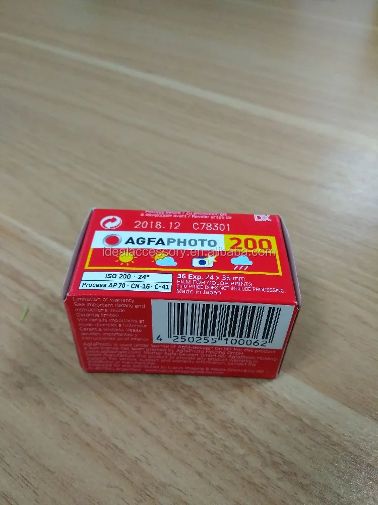 
35mm 36 Photos High Quality AGFA VISTA 200 Color Film 