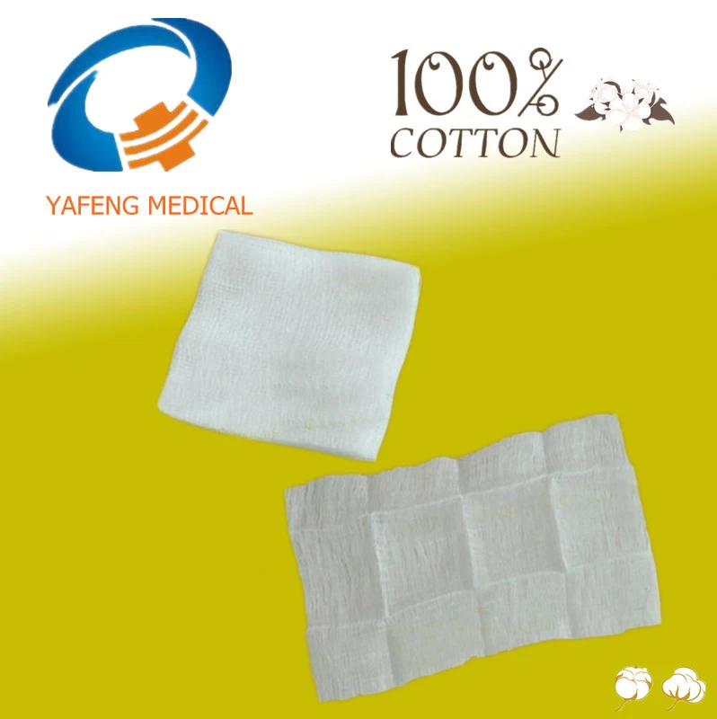 
compressas de gaze 100% all natural cotton gauze pieces 12ply 7.5x7.5cm gauze swabs non sterile gauze 