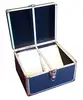300 CD DVD Premium Aluminum Storage Case Black with Hanging Sleeves