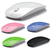 2018 promotion Computer Mouse Mice for Laptop Notebook! Ultra Thin 2.4G Optical Wireless Mouse USB Receiver Air Mouse Cordless