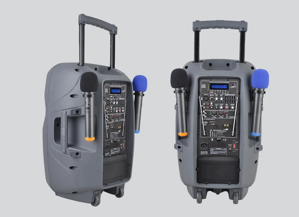 2017 Recharged Portable Bluetooth Speaker With Handle And Wheels