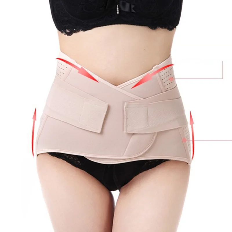 

Wholesale Post Pregnancy Belt Invisible Tummy Control Shaper Wrap Women Sliming Shapewear US EU sizing, Nude