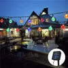 Solar String Lights, EECOO Waterproof 15ft 1.2V 30 LED Crystal Globe balls Fairy String Lights