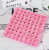 red blue single soap rose head artificial with fragrance for DIY