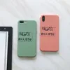 Text Phone Case for VIVO X9/X9s X9 Plus X9s Plus X20 X21UD X21 X21i X23 X27 Y67 Y97 TPU Matte All-inclusive Silicone Soft Shell