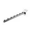 Square shape slatwall hook metal Pegboard display hooks with 7 beads