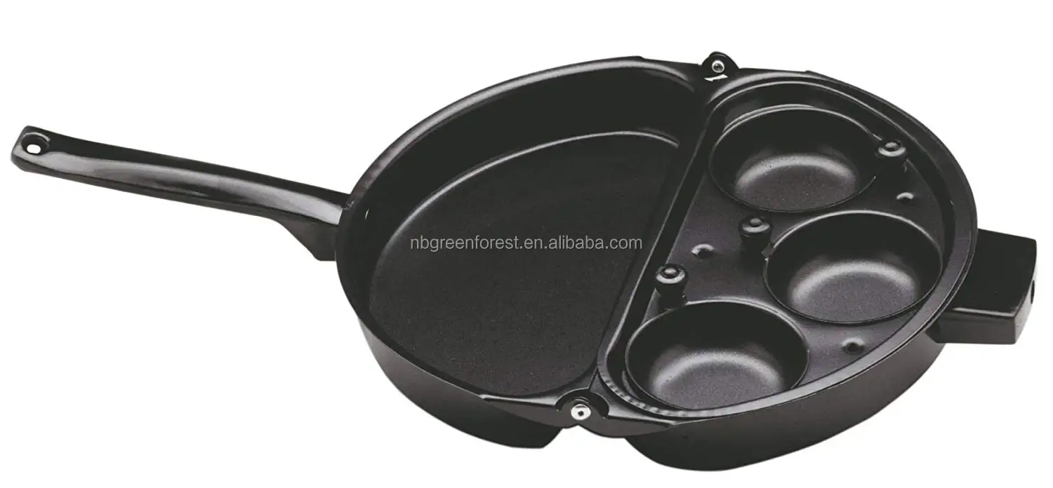 Nonstick Omelet Pan With Egg Poacher Buy Nonstick Omelet Pan With Egg