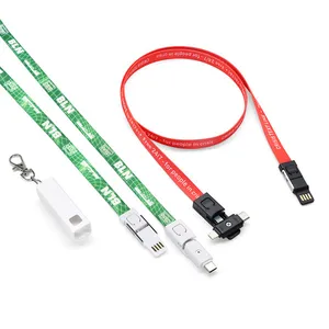4 1 Fast Charging Lanyard USB Cable