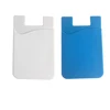 WATT-1 Cell Phone Card Holder Wallet, 3M Ultra-slim Adhesive Silicone Stick-on Credit Card Id Wallet Case Pouch Sleeve Pocket