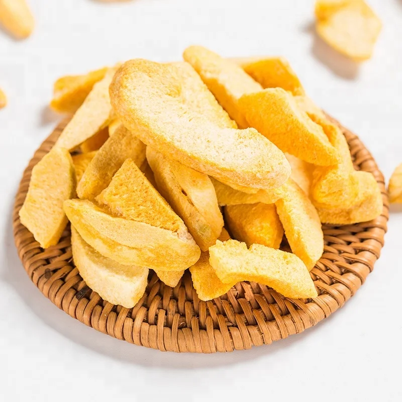 
fat free crispy dry fruit chips snacks peach crisps healthy bulk 