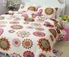 low MOQ appliqued bed sheet patchwork quilt