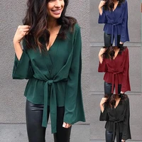 

Office blouse ladies femme women tops blouses