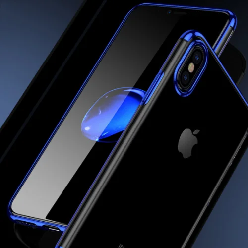 Newest plating tpu bumper cell phone case for iPhone X case