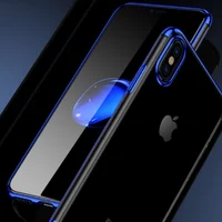 

Newest plating tpu bumper cell phone case for iPhone X case