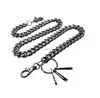 Stainless Steel White Chain Basic & Simple Strong Key Jean Wallet Chain