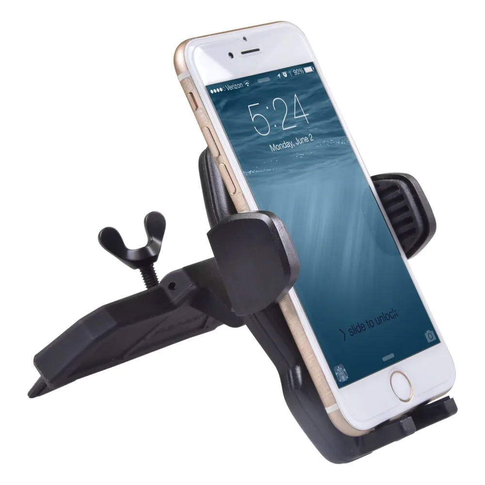 

2018 Factory Wholesale Cd Slot Car Mount Universal Cell Phone Holder, Black