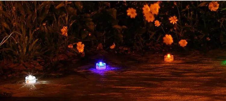 road stud glass ground light