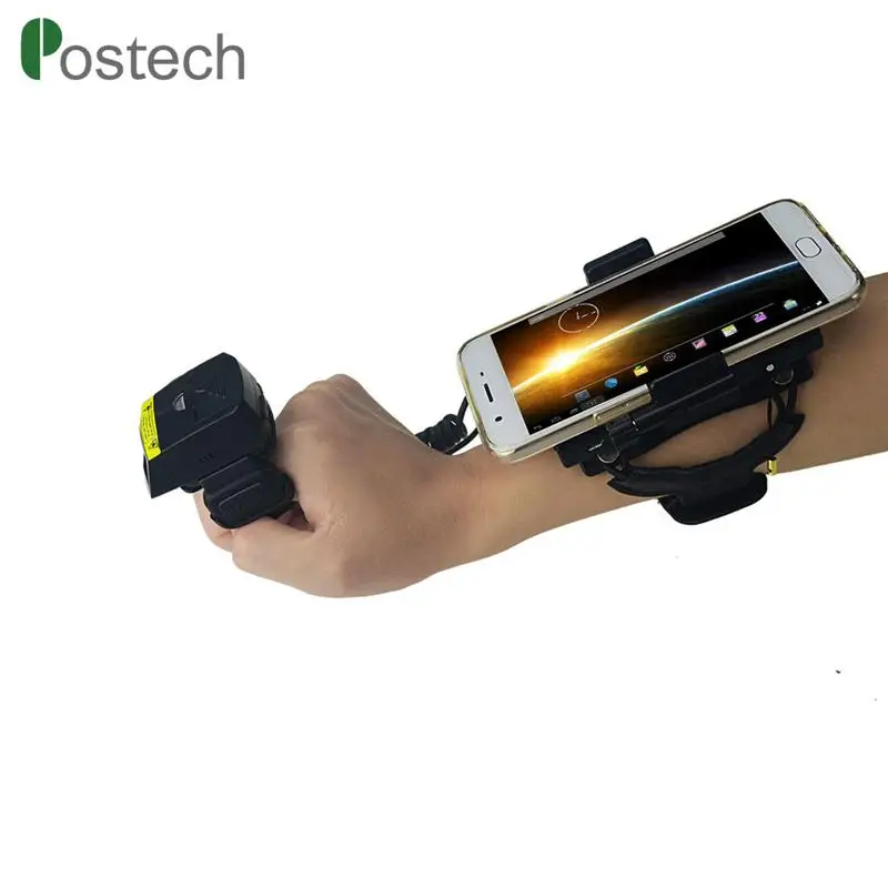

WT02S Handheld mobile POS Wearable Barcode Data Terminal wrist armband data terminal