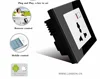 wifi voice control wireless Smart socket wall switch socket 10A 16A socket smart switch compatible with Google and Alexa
