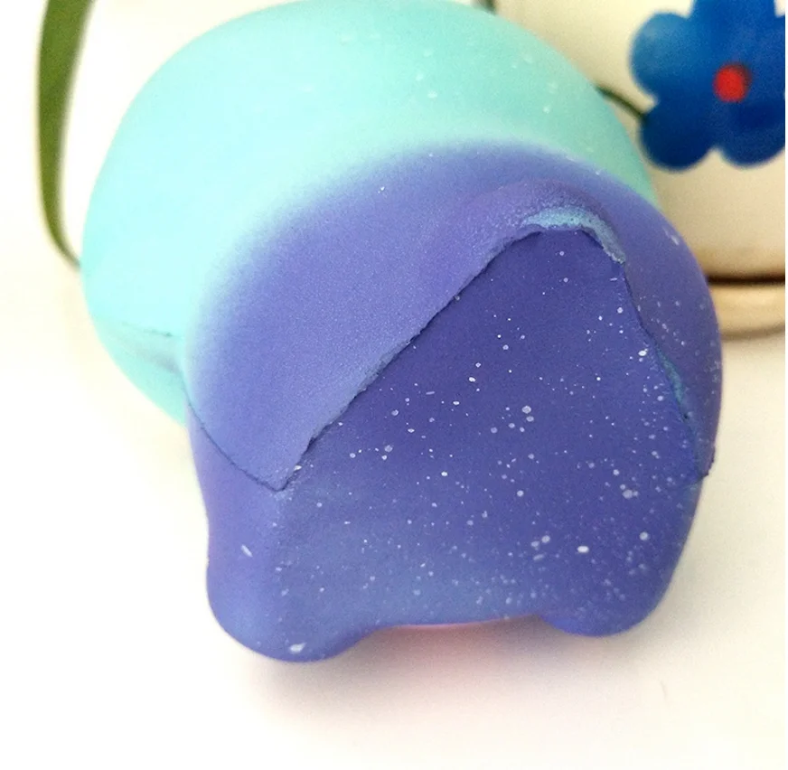 New Kawaii jumbo Cute Squishy simulation Rainbow rabbit Cream Scented soft Slow Rising Squeeze Toy Stress Reliever kids gifts