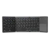 Tablet bluetooth keyboard folding mini keyboard with built in touch pad