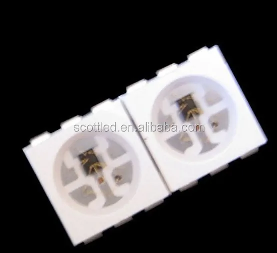 High Quality White PCB With 6pin 5050 SMD RGB LED;Addressable LED Flashing Chip WS2812 5Volt