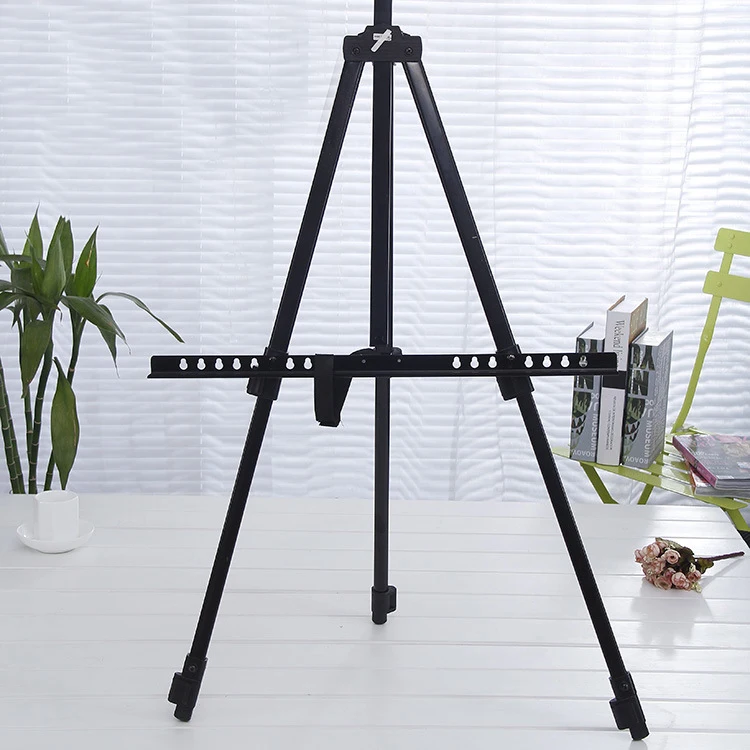 Lightweight Iron Easel Canvas Painting Stand Adjustable Metal Art