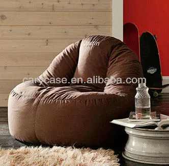 Relaxing Beanbag Chair Modern Bean Bag Cushion Living Room Beds Sleeping Snap Seat Two Double