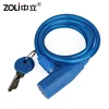 87102 ZOLi Bicycle Key Lock Wire Bike Lock Motorcycle Steel C Lock