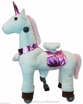 chrisha playful plush rocking horse