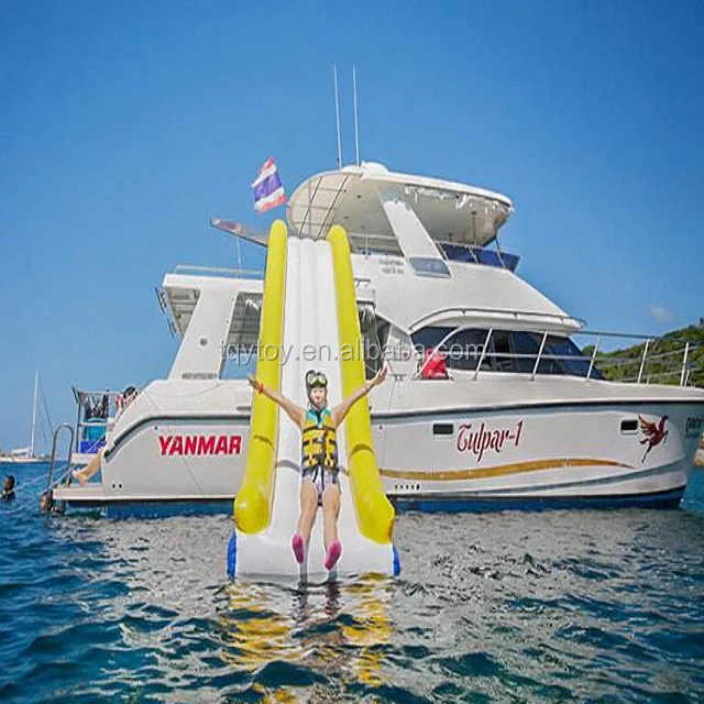 hot sale yacht inflatable water slide for commercial and adult