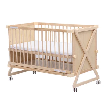 Wooden Baby Bed 4 In 1 Convertible Crib Convertible Crib Easily