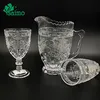 Various styles drinking glasses Colored Glassware Glass Goblet