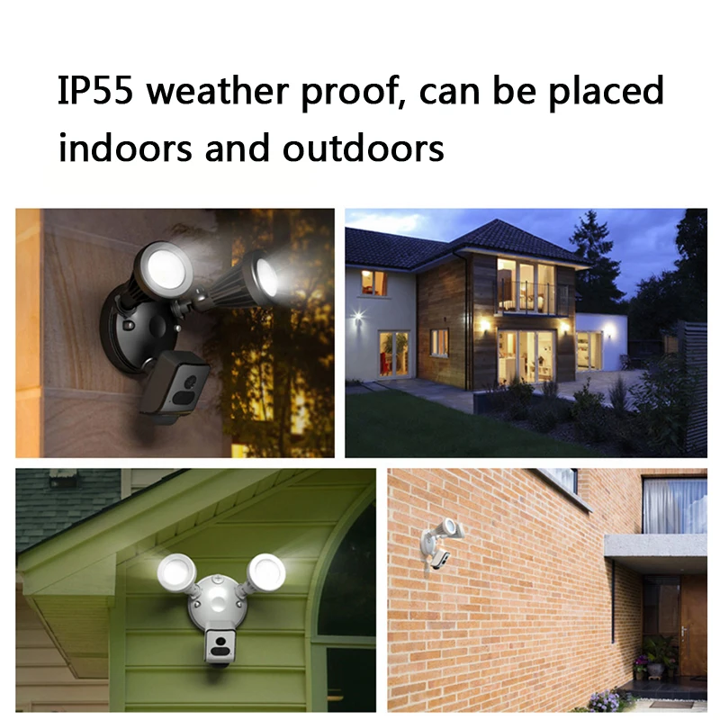 H.264 Waterproof Outdoor Security Pir Led Flood Light Hidden Camera