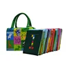 Baby Toy 26pcs Soft Cards Learning number Toddler Early Education Interactive Game with Green Storage Bag