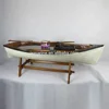manufacturer wooden furniture antique finish canoe boat coffee table, tea table, boat table