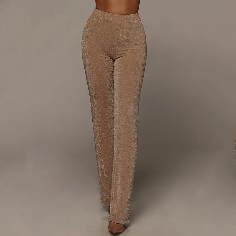 

XL1557 In stock women casual long pants 2018 European style sexy girl fashion new design bell-bottoms pant
