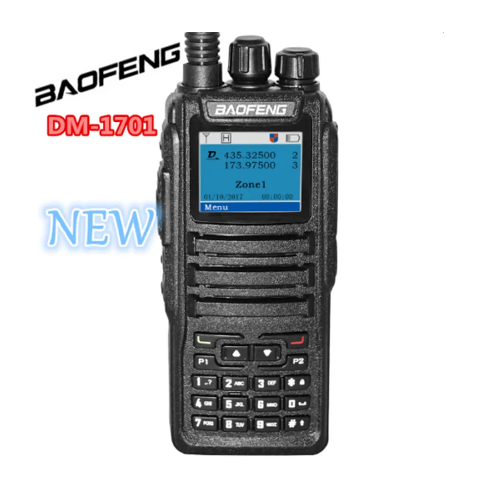 

Baofeng DM1701 Dual Band DMR Radio Tier 2 DMR Walkie Talkie Digital Radio, Black