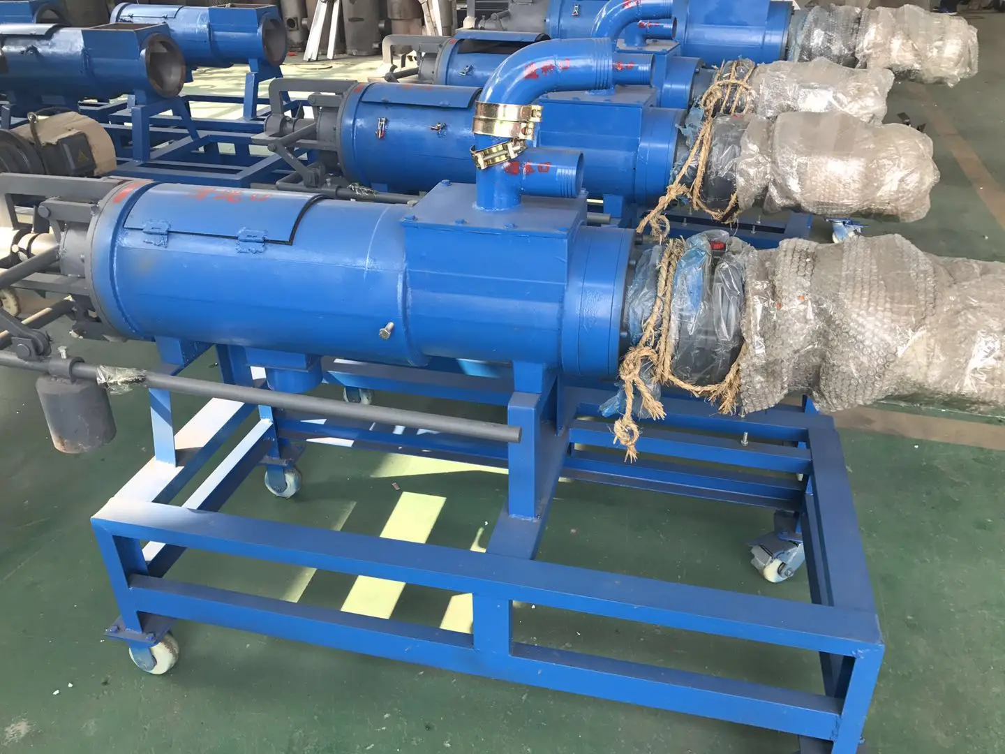 
Economical Chicken dung separating water manure animal feces dewatering machine 