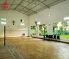 Pre engineering steel structure indoor badminton court/sport hall