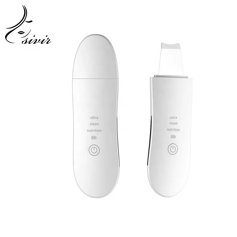 

2019 New Arrival Home Use Portable Ion Peeling skin care product Ultrasonic Skin Scrubber
