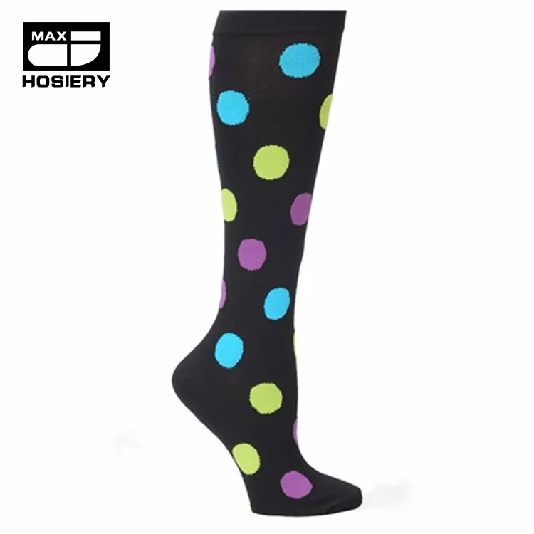 

Graduated Casual travel dots pattern compression socks