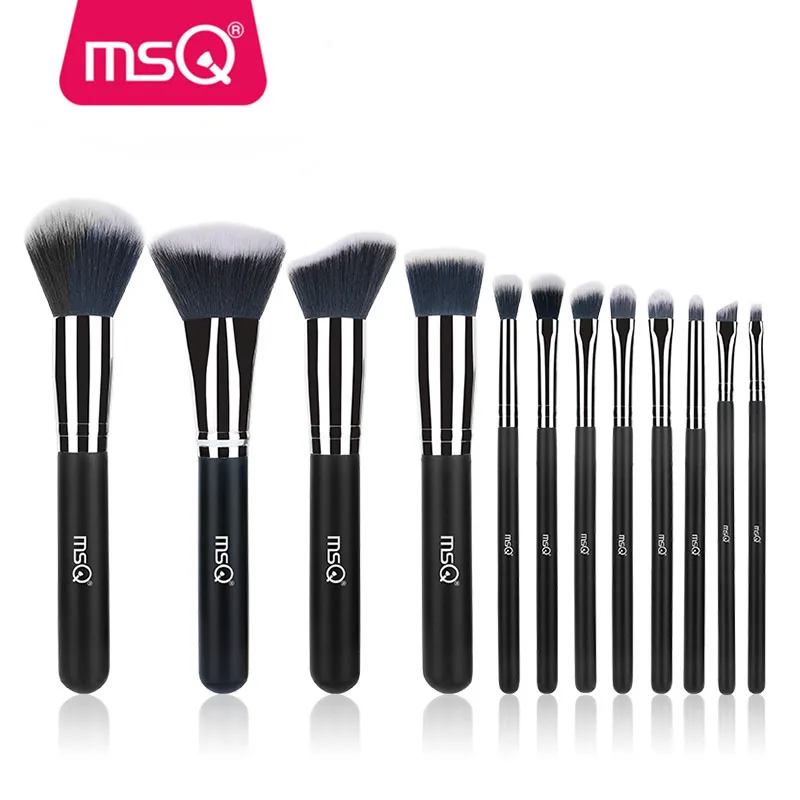 

MSQ 12pcs accept private label make up brush synthetic hair makeup brush novelty makeup factory