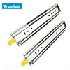 Customized double lock heavy duty telescopic drawer slide