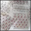 Small Ziplock Bag Black Designs Printed On Clear Background 1.5" X 1.5"