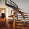 one stop service of wooden steel stairs st004
