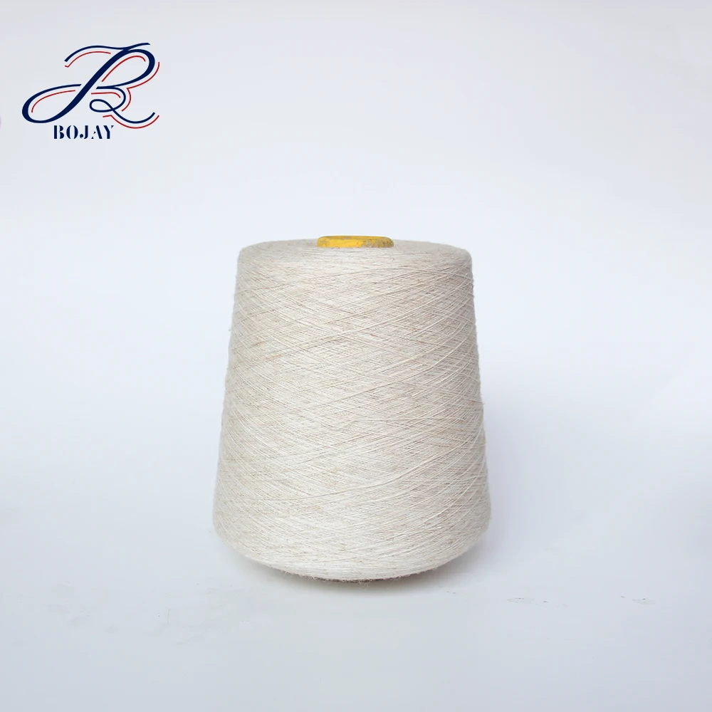 
Bojay Hot Sale Wholesale Nm 5/1 Pure 100% Linen Yarn Natural Color For Knitting 